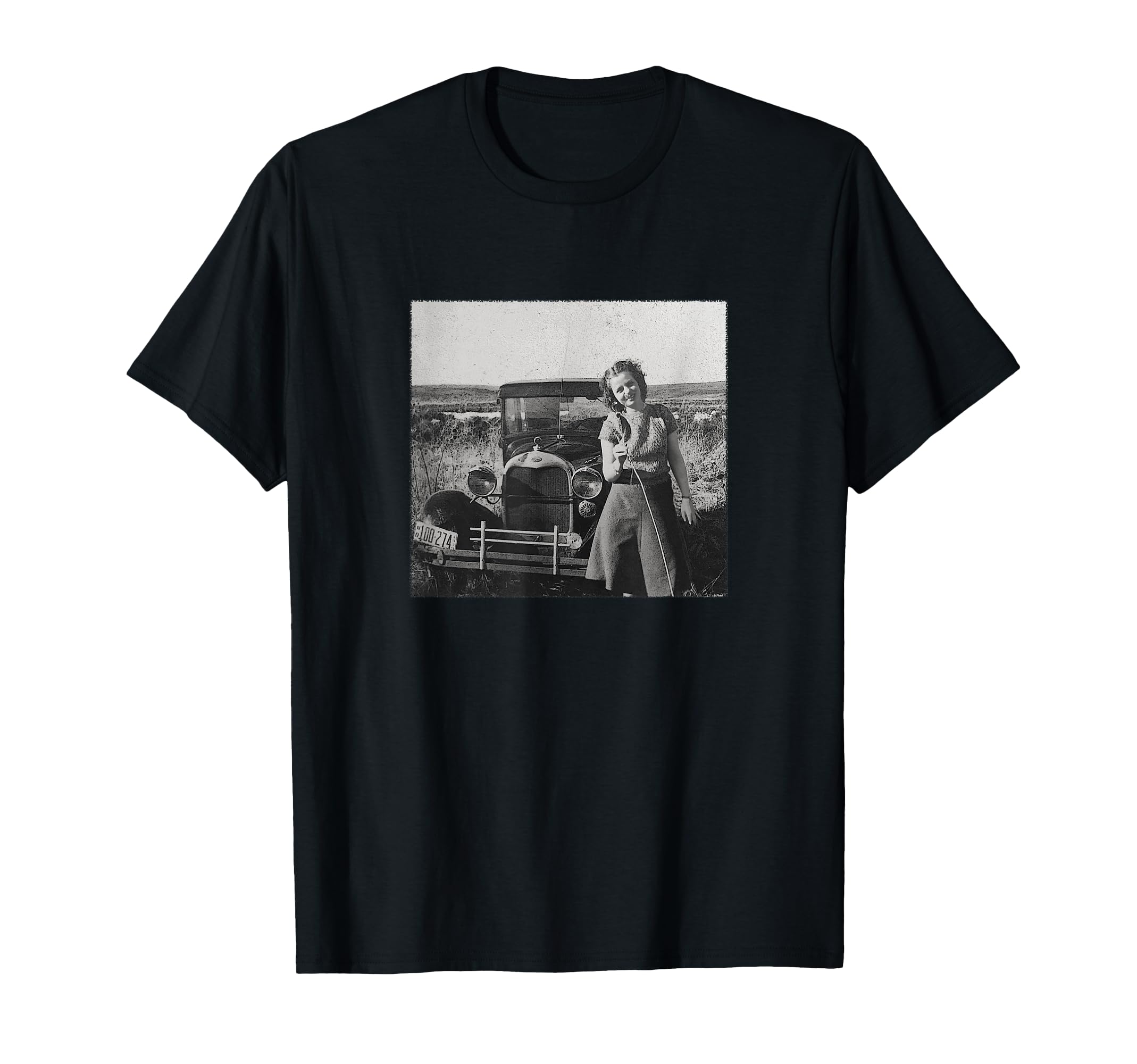 Black And White Photograph Artwork T-Shirt - Fun Novelty Design Men Women - T-Shirt, Sweatshirt, Hoodie