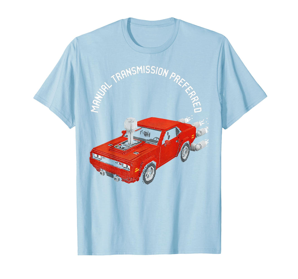 Manual Transmission Preferred Car Guy T-Shirt - Aesthetic Graphic Men Women - T-Shirt, Sweatshirt, Hoodie
