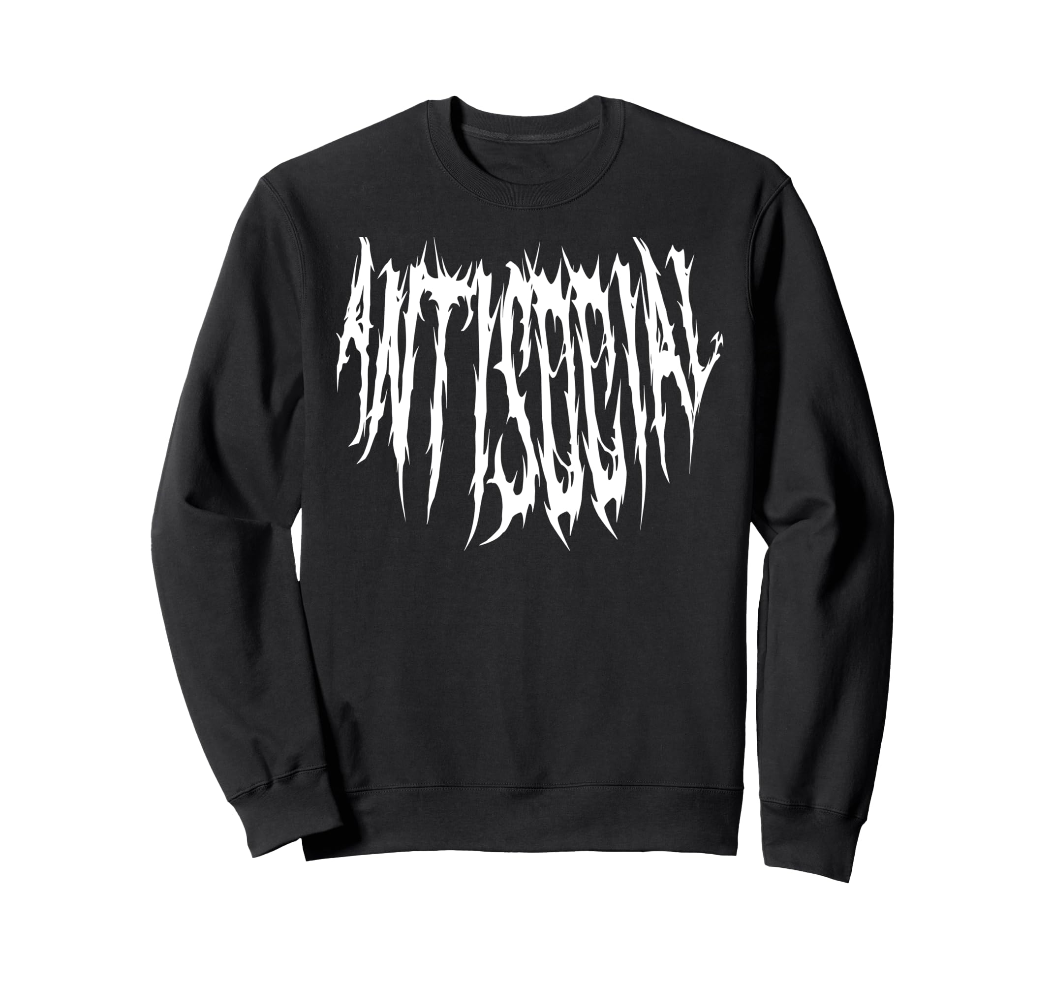 Anti Social Introvert Punk Y2K Sweatshirt - Custom Art Print Men Women - T-Shirt, Sweatshirt, Hoodie