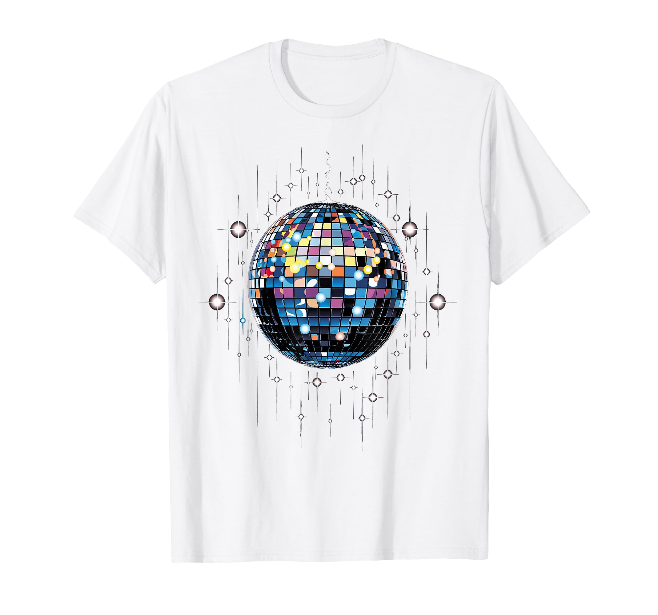 Disco Ball House Discoball Party T-Shirt - Novelty Apparel Unisex - T-Shirt, Sweatshirt, Hoodie