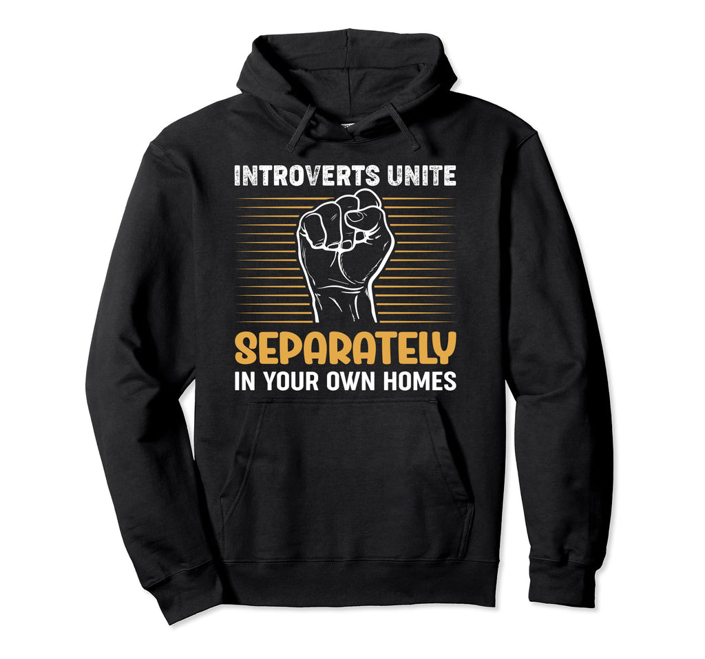 Sarcastic Anti Social Introvert Hoodie - Minimalist Print for Adults - T-Shirt, Sweatshirt, Hoodie