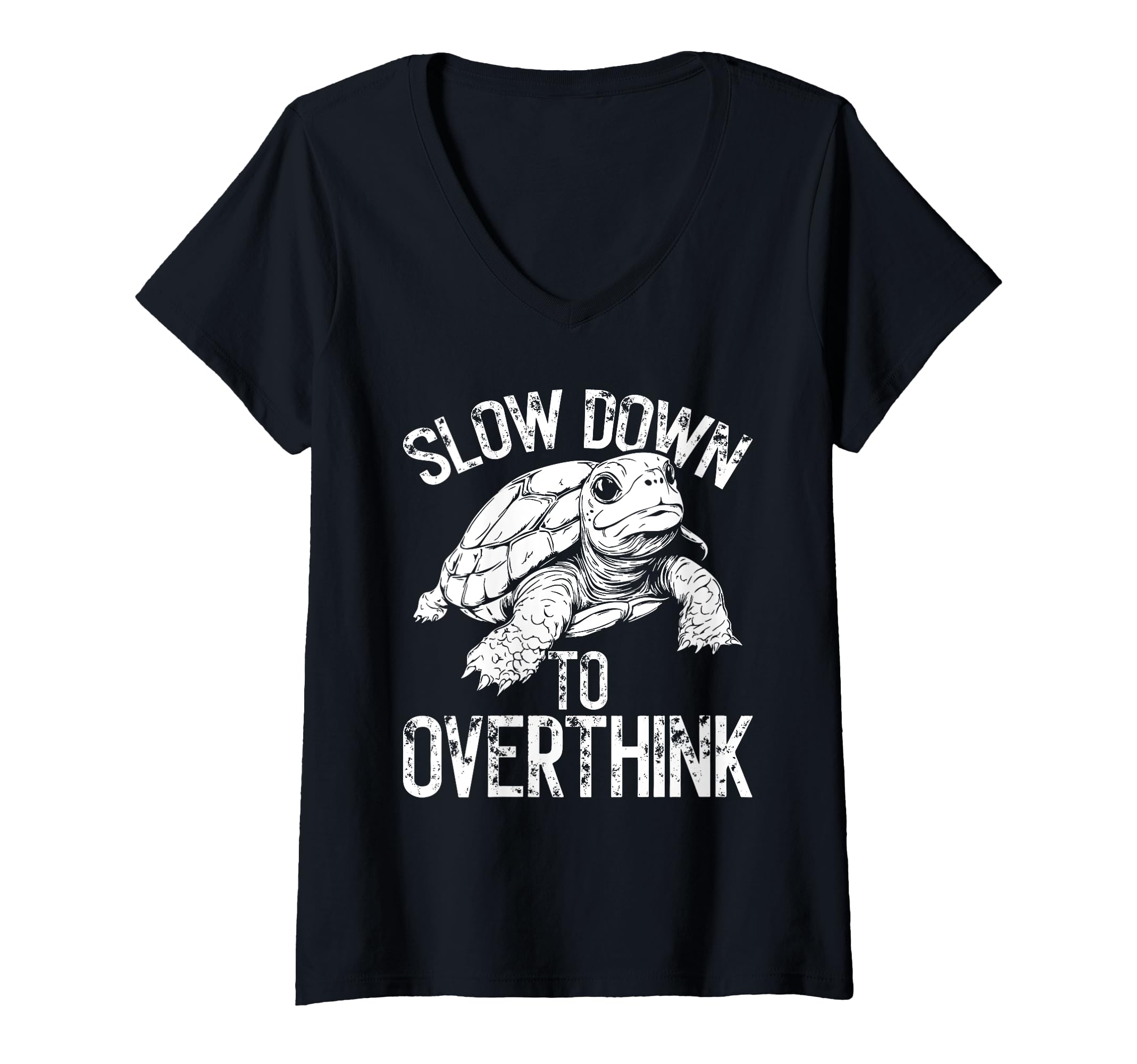 Womens Turtle Slow Moving Overthinkers T-Shirt - Trendy Graphic Men Women - T-Shirt, Sweatshirt, Hoodie