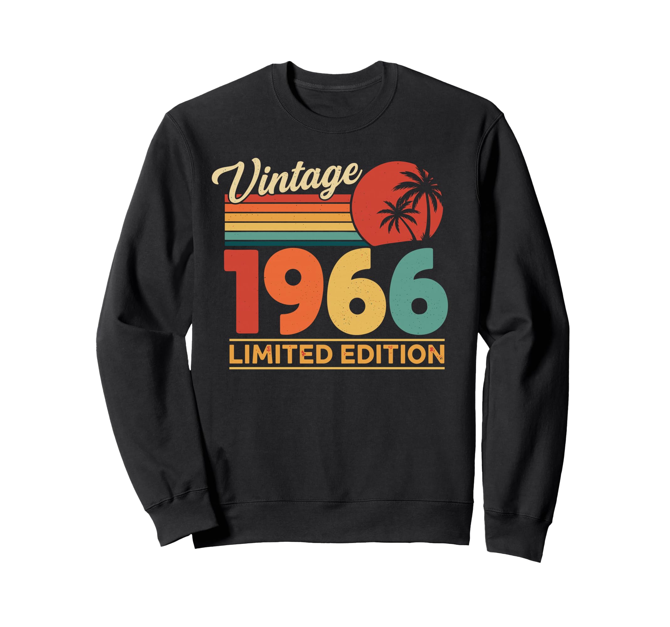 1966 60Th Birthday Rock Band Sweatshirt - Minimalist Print for Adults - T-Shirt, Sweatshirt, Hoodie