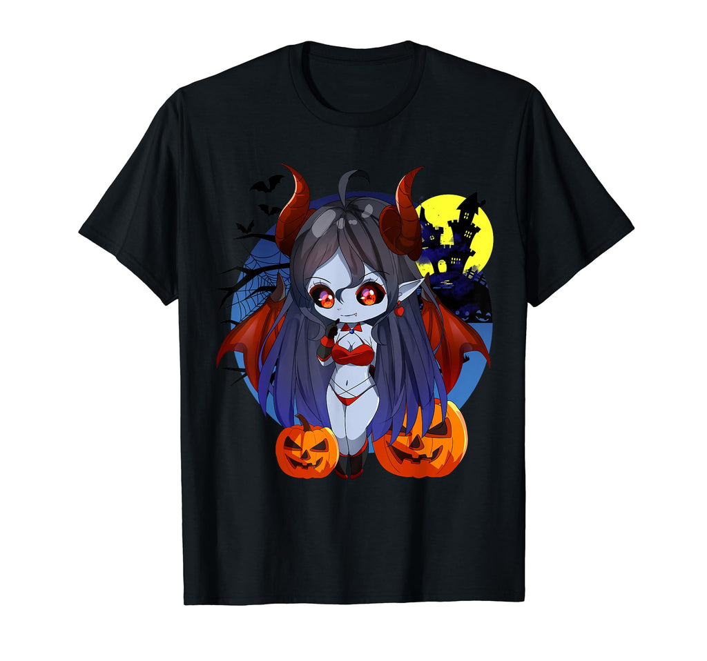Halloween Chibi Anime Sexy Pinup T-Shirt - Fun Novelty Design Men Women - T-Shirt, Sweatshirt, Hoodie