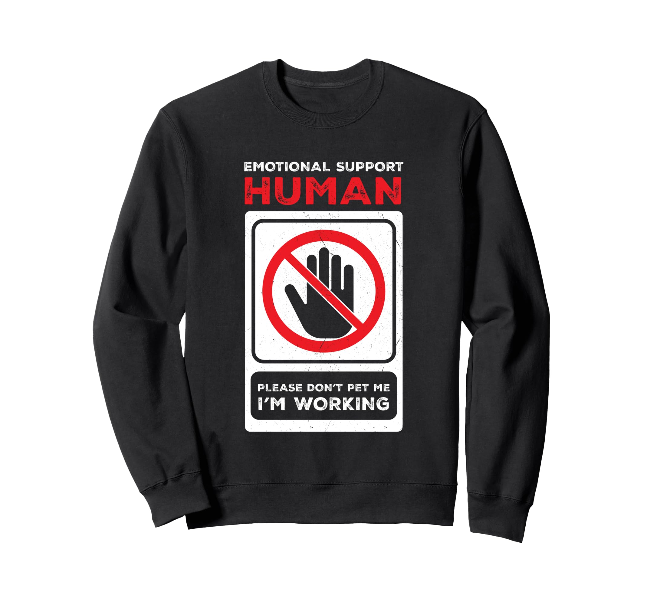 Emotional Support Human Halloween Sweatshirt - Aesthetic Graphic Men Women - T-Shirt, Sweatshirt, Hoodie