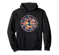 Roller Disco Apocalypse Explosive Skates Hoodie - Custom Art Print Unisex - T-Shirt, Sweatshirt, Hoodie