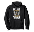 Motorcycle Biker Birthday Built 1988 Hoodie - Unique Graphic for Adults - T-Shirt, Sweatshirt, Hoodie
