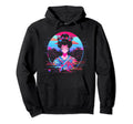 Vaporwave Geisha 80S Synthwave 27 Hoodie - Custom Art Print for Adults - T-Shirt, Sweatshirt, Hoodie