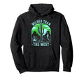 Wilder Than West Desert Western Hoodie - Fun Novelty Design Men Women - T-Shirt, Sweatshirt, Hoodie