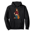 Rock And Roll Pin Up Hoodie - Trendy Graphic Unisex - T-Shirt, Sweatshirt, Hoodie