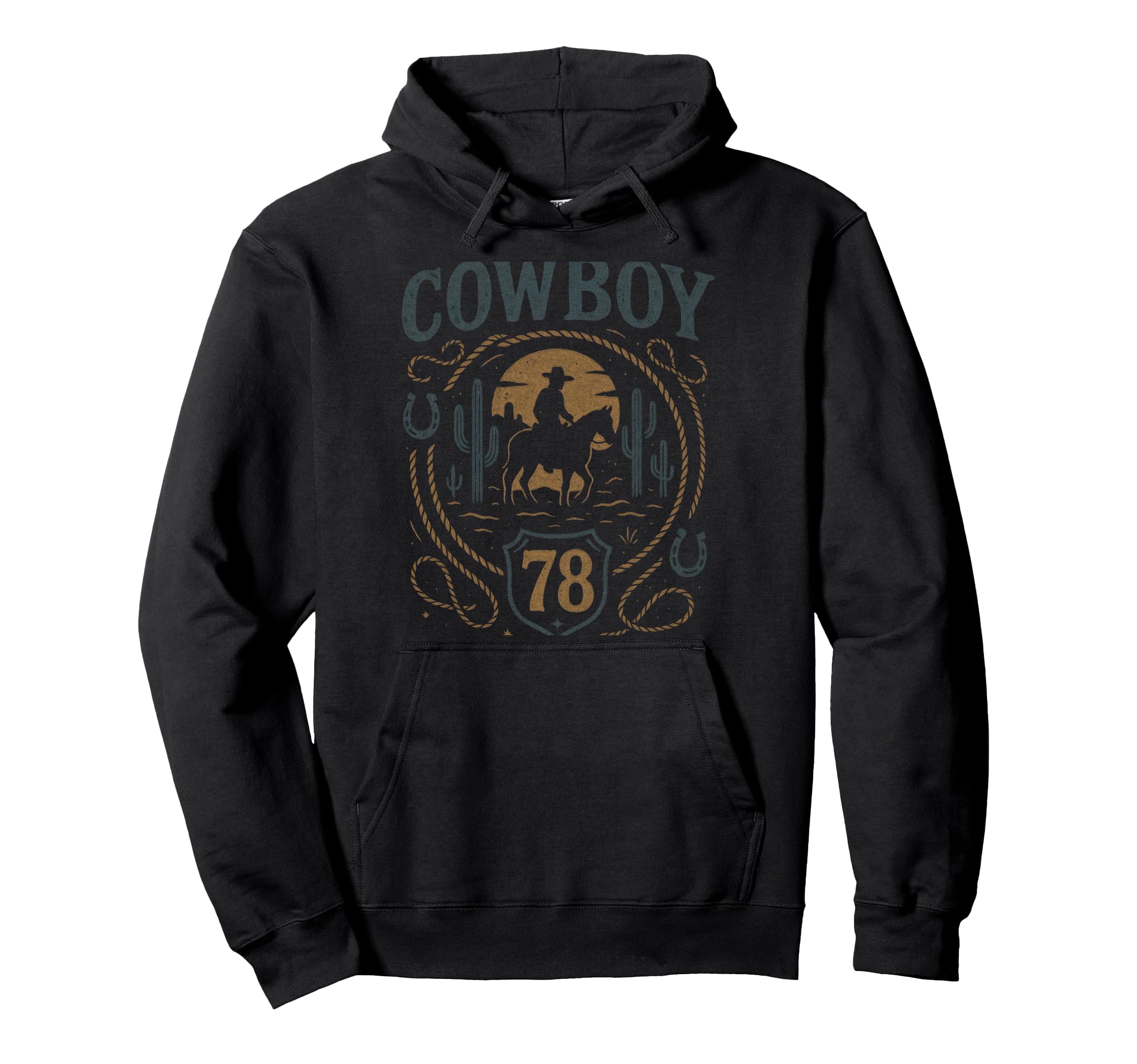 Cowboy Western Cowgirl Hoodie - Novelty Apparel Men Women - T-Shirt, Sweatshirt, Hoodie