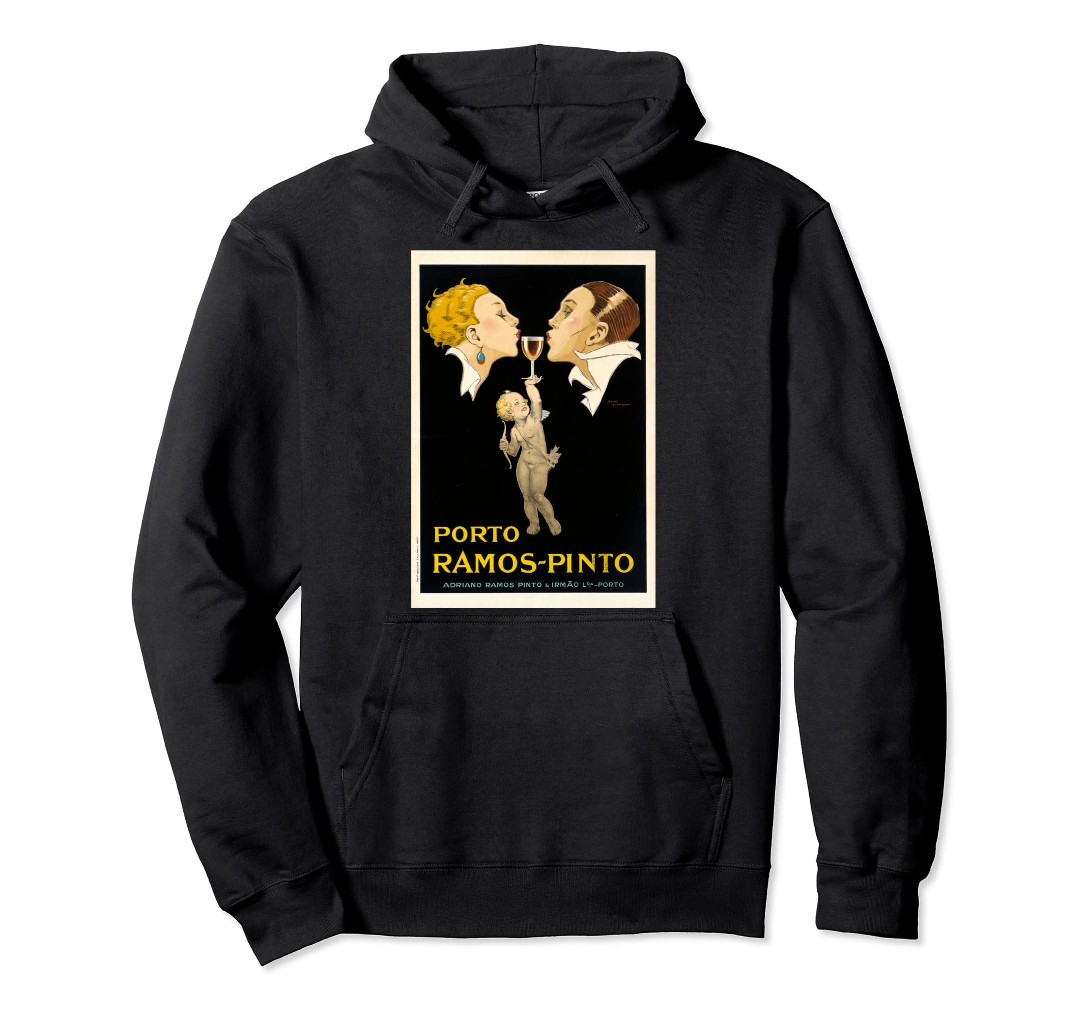 Androgynous Aperitif Spirits Wine Ad Hoodie - Casual Everyday Wear Unisex - T-Shirt, Sweatshirt, Hoodie