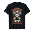 Best Grandpas Ride Motorcycles Motorbike T-Shirt - Unique Graphic Unisex - T-Shirt, Sweatshirt, Hoodie