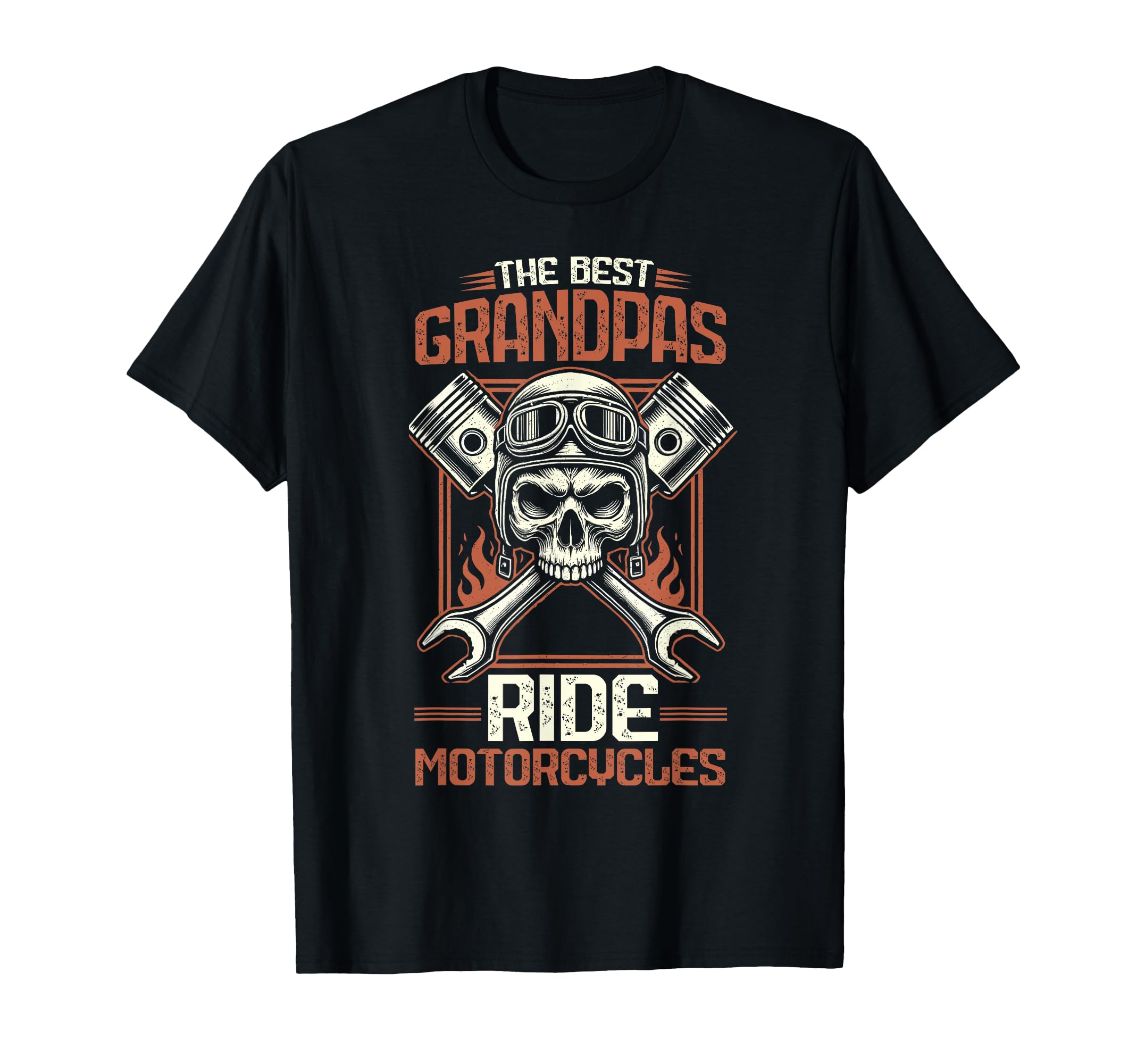 Best Grandpas Ride Motorcycles Motorbike T-Shirt - Unique Graphic Unisex - T-Shirt, Sweatshirt, Hoodie