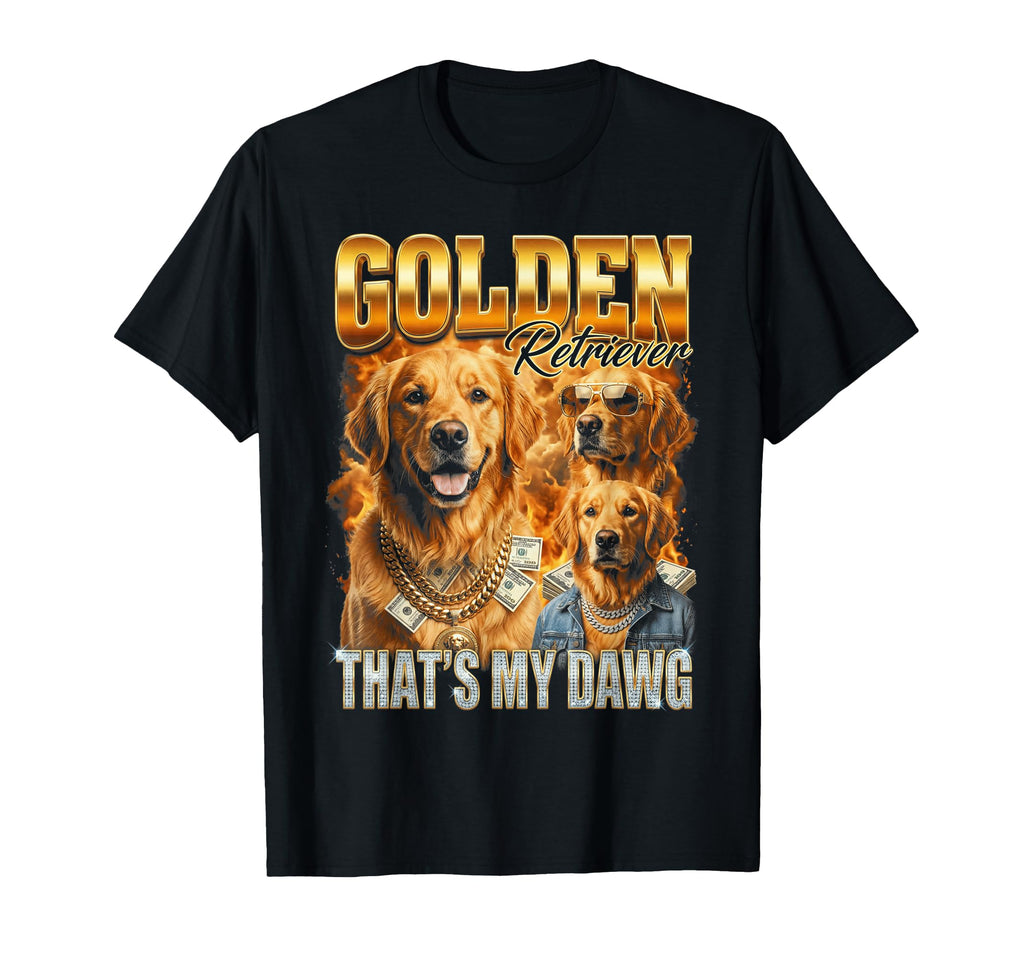 Thats My Dawg Golden Retriever Rap T-Shirt - Minimalist Print Unisex - T-Shirt, Sweatshirt, Hoodie