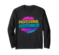 Professional Overthinker Urban T-Shirt - Custom Art Print for Adults - T-Shirt, Sweatshirt, Hoodie