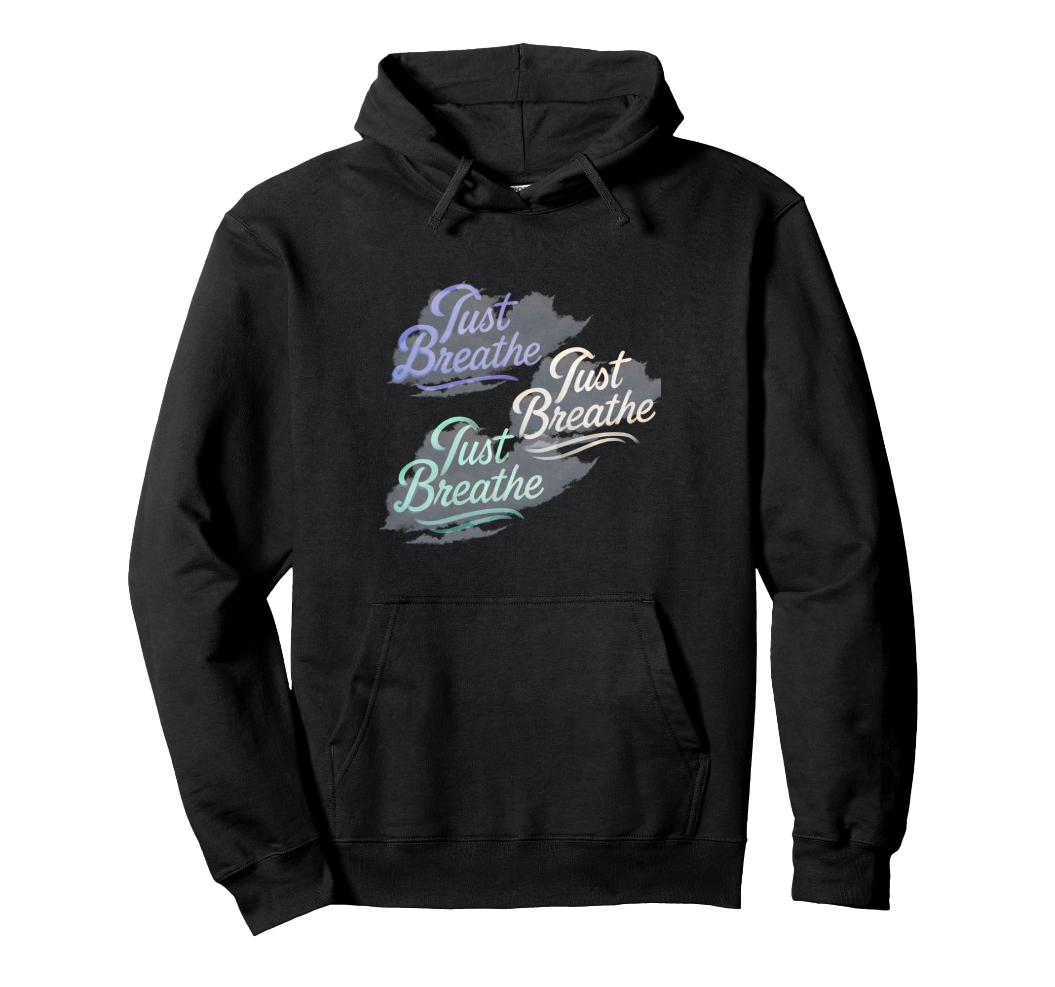 Just Breathe Yogi Yoga Mom Lover Teacher Hoodie - Custom Art Print Unisex - T-Shirt, Sweatshirt, Hoodie