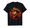 Cowboy Western Wild West Red Sunset T-Shirt - Custom Art Print for Adults - T-Shirt, Sweatshirt, Hoodie