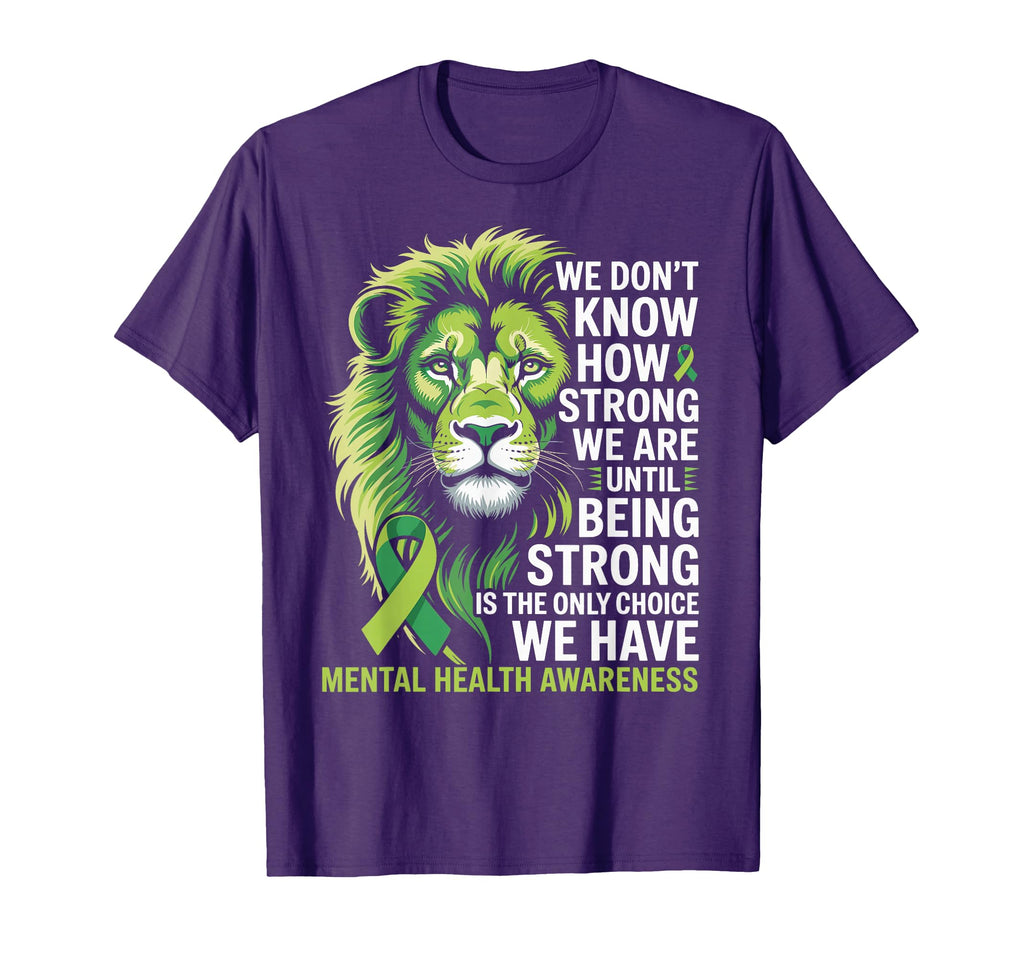 Mental Health Awareness Month World T-Shirt - Custom Art Print Men Women - T-Shirt, Sweatshirt, Hoodie