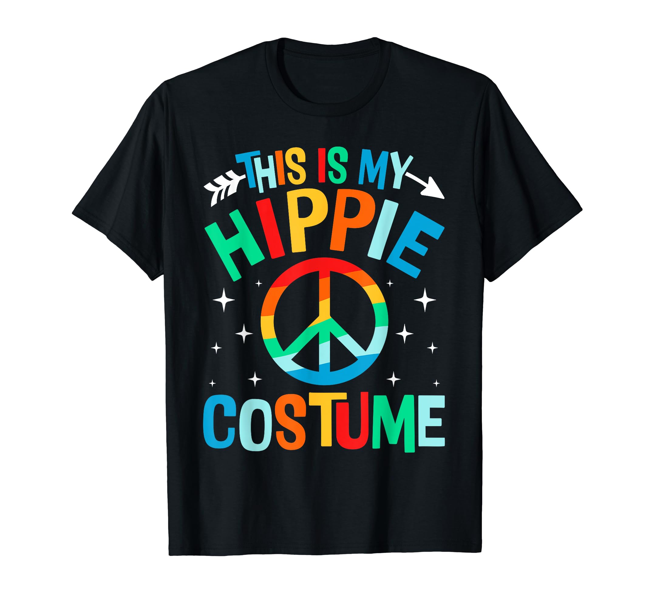 This Is My Hippie Costume Funny 60S T-Shirt - Novelty Apparel Men Women - T-Shirt, Sweatshirt, Hoodie