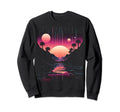 Vaporwave Solar System 80S Synthwave Sweatshirt - Graphic Print Unisex - T-Shirt, Sweatshirt, Hoodie