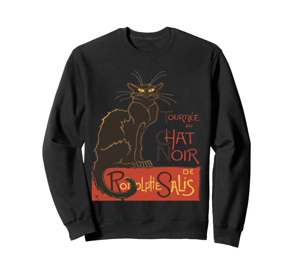Tournee Du Chat Noir Vector Art Cut Out Sweatshirt - Graphic Print Unisex - T-Shirt, Sweatshirt, Hoodie