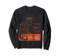 Tournee Du Chat Noir Vector Art Cut Out Sweatshirt - Graphic Print Unisex - T-Shirt, Sweatshirt, Hoodie