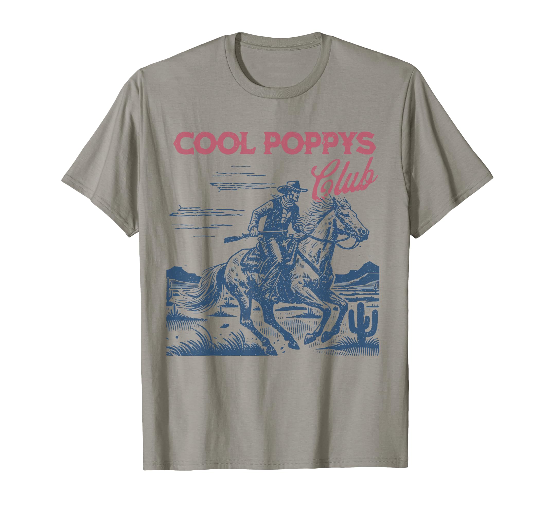 Poppys Club Western Cowboy Horse Riding T-Shirt - Minimalist Print Unisex - T-Shirt, Sweatshirt, Hoodie