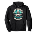 Zen Sloth Meditation Mantra Dont Hoodie - Minimalist Print for Adults - T-Shirt, Sweatshirt, Hoodie