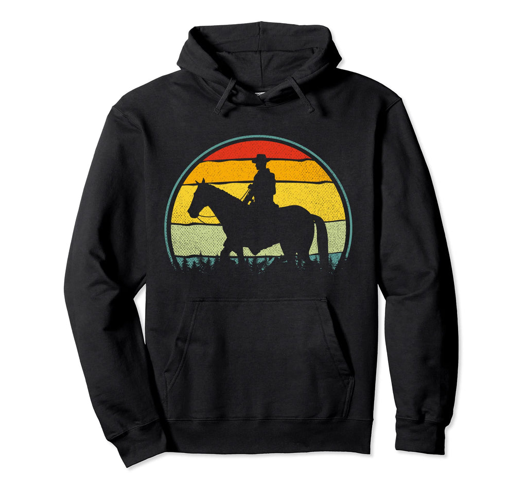 Cowboy Equestrian Riding Horse Rodeo Hoodie - Novelty Apparel Unisex - T-Shirt, Sweatshirt, Hoodie