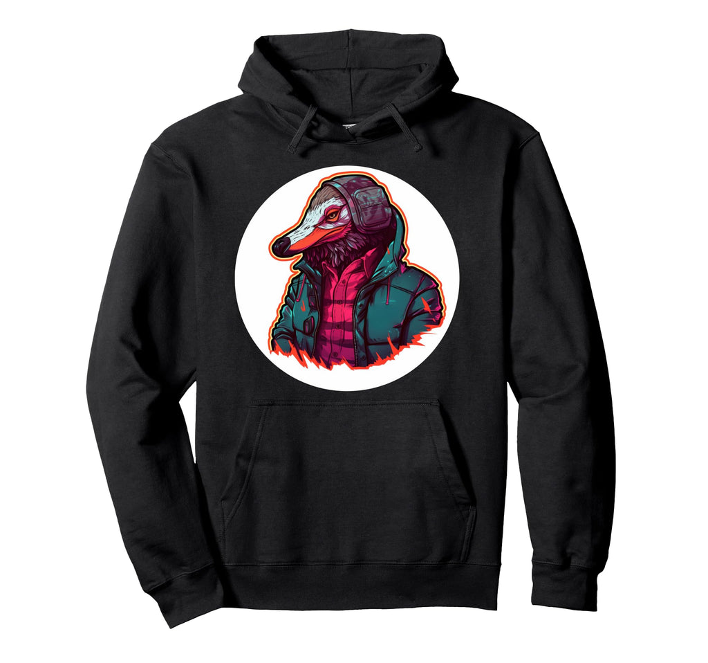 Urban Street Badger Outrun Aesthetic Hoodie - Trendy Graphic Unisex - T-Shirt, Sweatshirt, Hoodie
