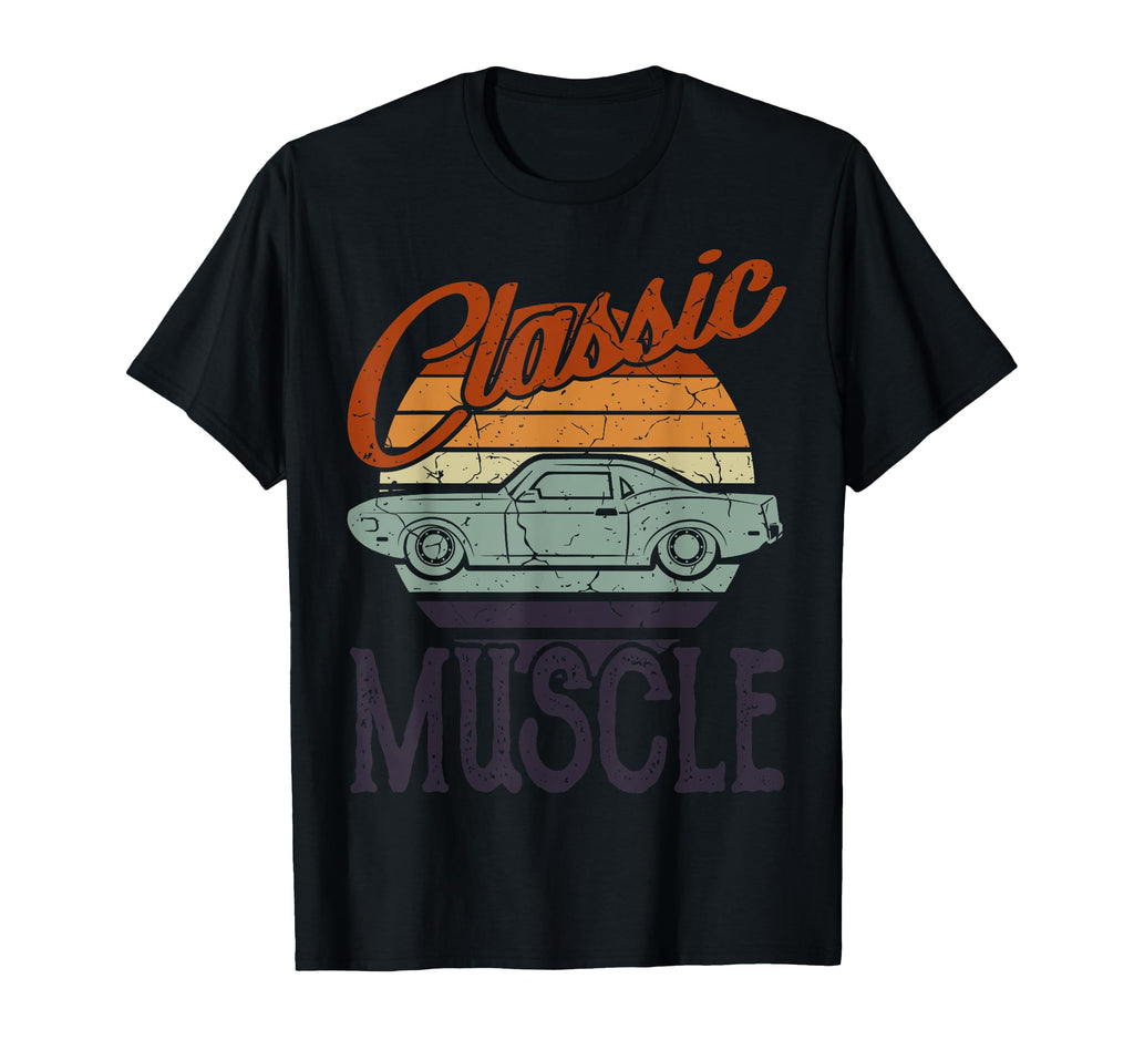 Muscle Car Us Car Tuning Gift Mechanic T-Shirt - Graphic Print Men Women - T-Shirt, Sweatshirt, Hoodie