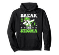 Mental Health Awareness Month Anxiety Hoodie - Trendy Graphic Men Women - T-Shirt, Sweatshirt, Hoodie
