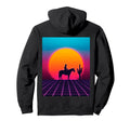 Synthwave Cowboy Retrowave 80S Western Hoodie - Unique Graphic Unisex - T-Shirt, Sweatshirt, Hoodie
