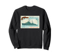 Soviet Boat Post Mark Sovi8 Sweatshirt - Novelty Apparel for Adults - T-Shirt, Sweatshirt, Hoodie