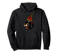 Black Panther Head Tattoo Dagger Rose Hoodie - Graphic Print Unisex - T-Shirt, Sweatshirt, Hoodie