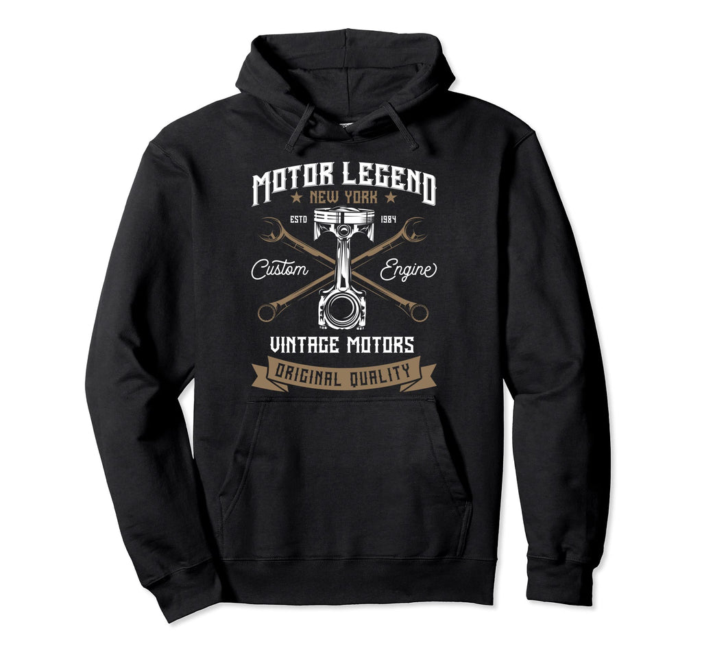 Motor Legend Motorcycle Custom Engine Hoodie - Aesthetic Graphic Men Women - T-Shirt, Sweatshirt, Hoodie