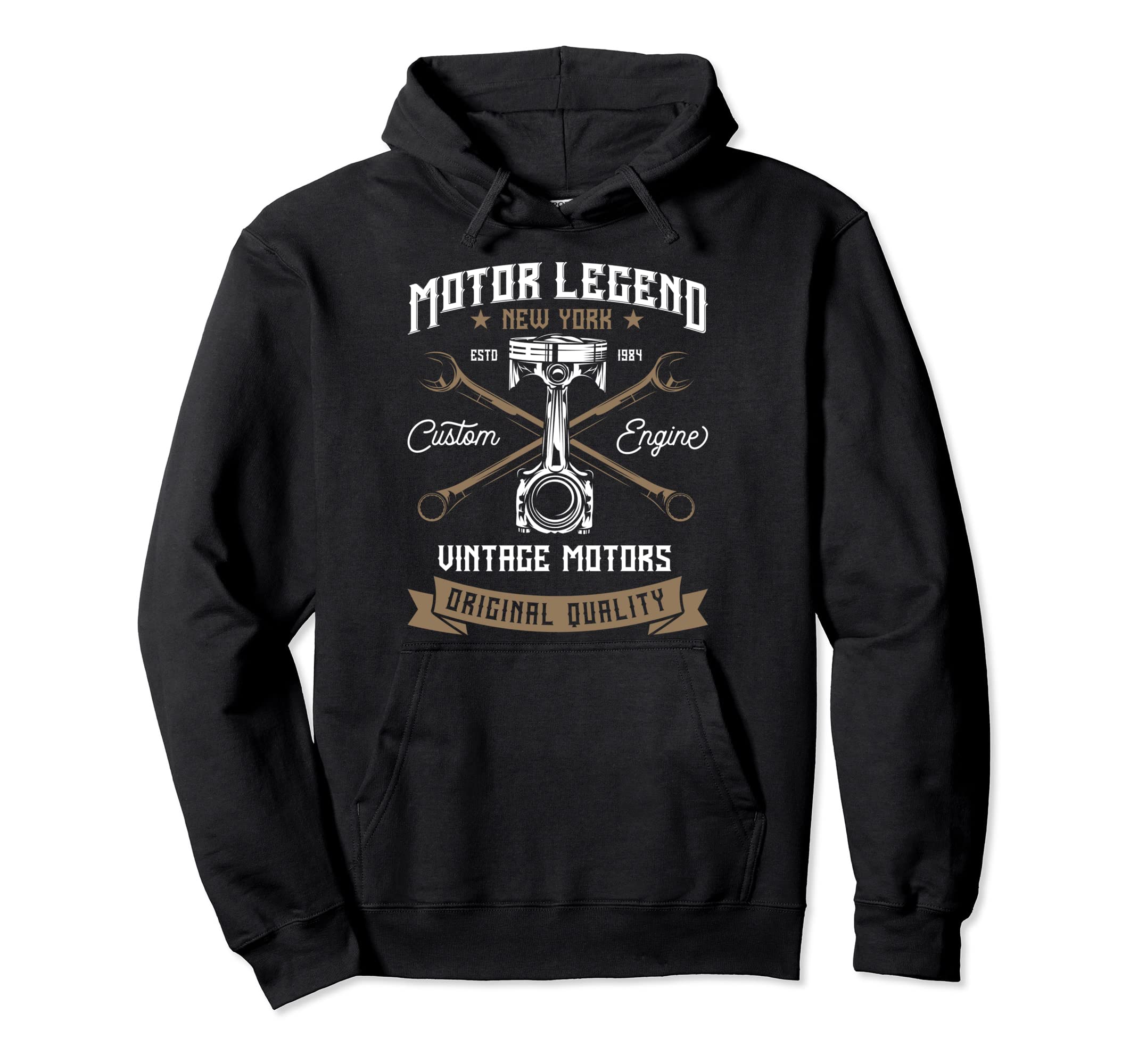 Motor Legend Motorcycle Custom Engine Hoodie - Aesthetic Graphic Men Women - T-Shirt, Sweatshirt, Hoodie
