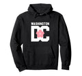 Washington Bold Typography Cherry Blossom Hoodie - Custom Art Print Unisex - T-Shirt, Sweatshirt, Hoodie