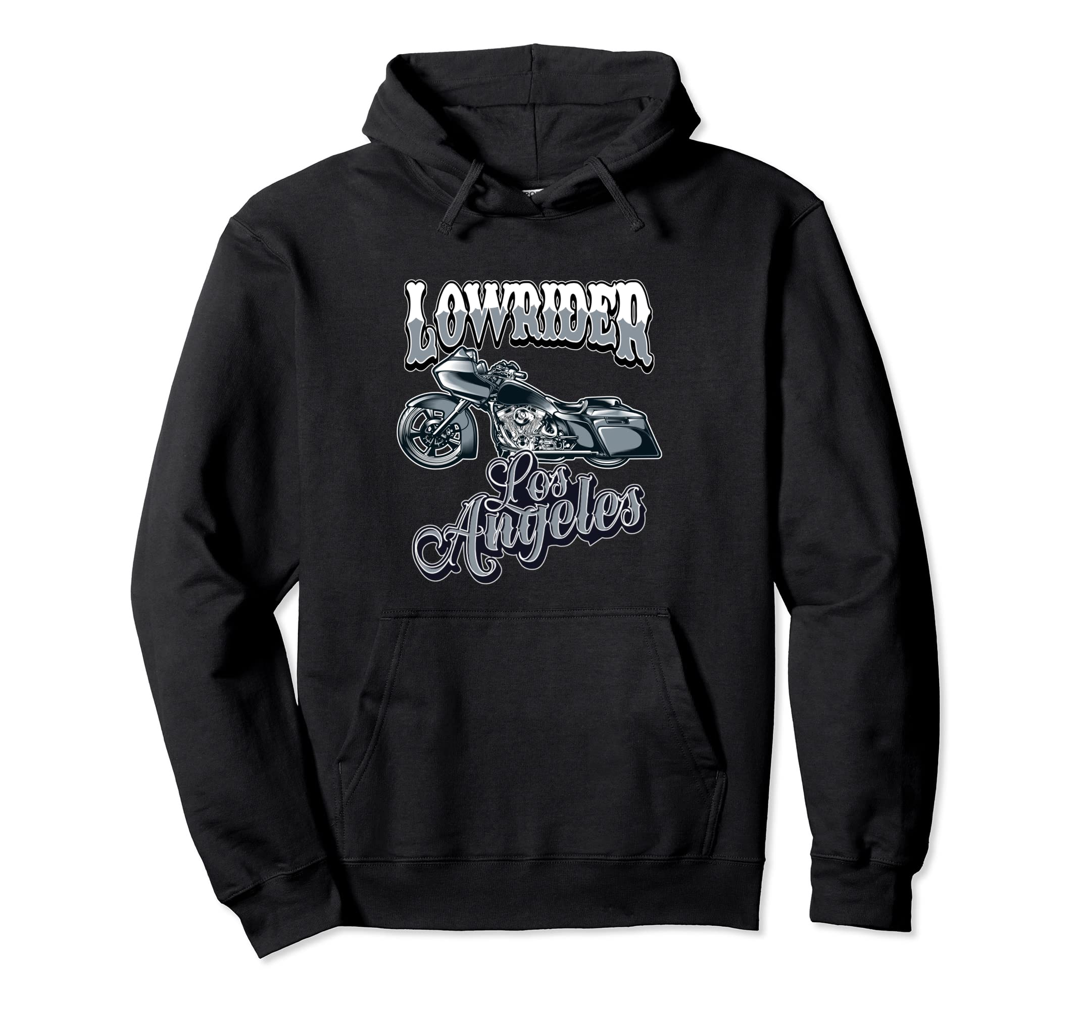 Bagger Chicano Motorcycle Los Angeles Hoodie - Streetwear Style Men Women - T-Shirt, Sweatshirt, Hoodie