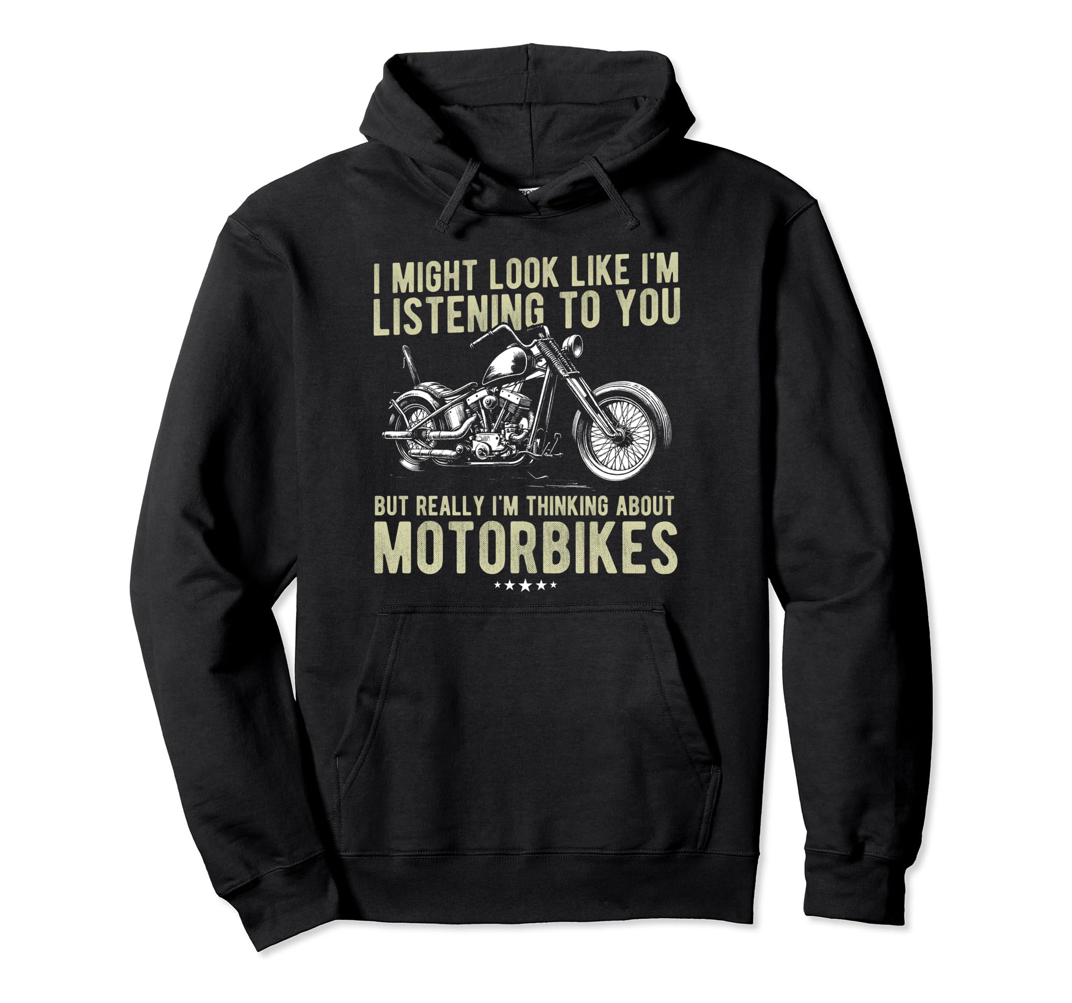 Funny Motorbike Rider Birthday Hoodie - Streetwear Style for Adults - T-Shirt, Sweatshirt, Hoodie