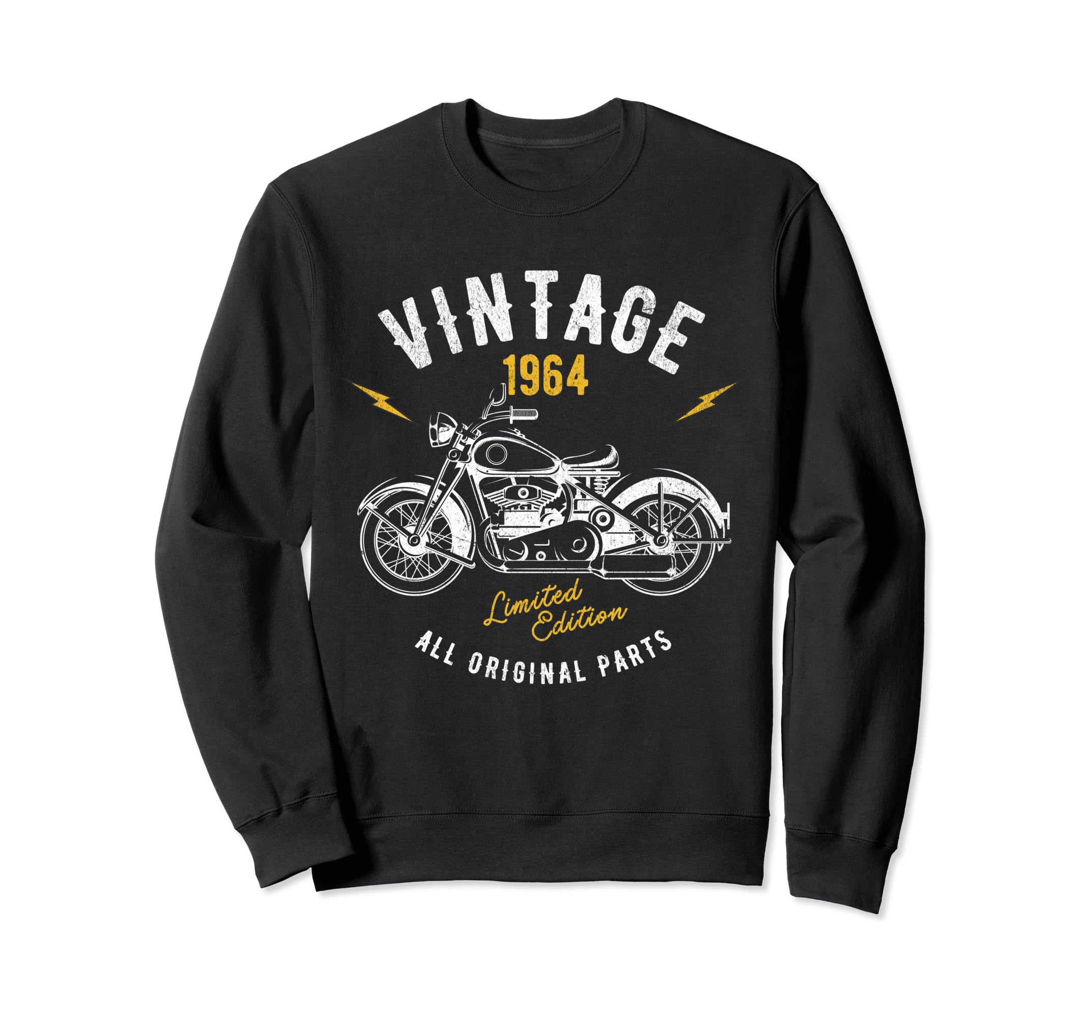 1964 Motorcycle Bikers Sixtieth Sweatshirt - Aesthetic Graphic Men Women - T-Shirt, Sweatshirt, Hoodie