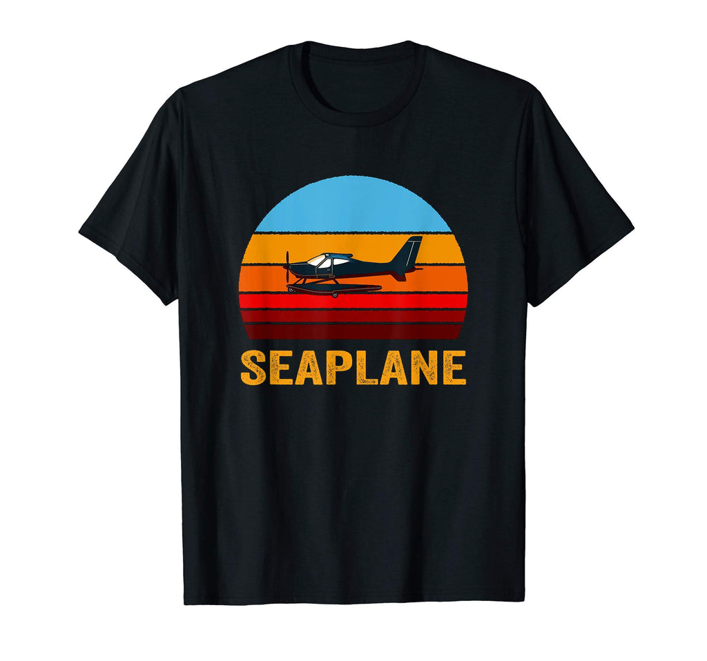 Sunset Seaplane T-Shirt - Trendy Graphic Unisex - T-Shirt, Sweatshirt, Hoodie