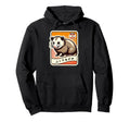 Playful Opossum Japanese Typography Hoodie - Casual Everyday Wear Unisex - T-Shirt, Sweatshirt, Hoodie