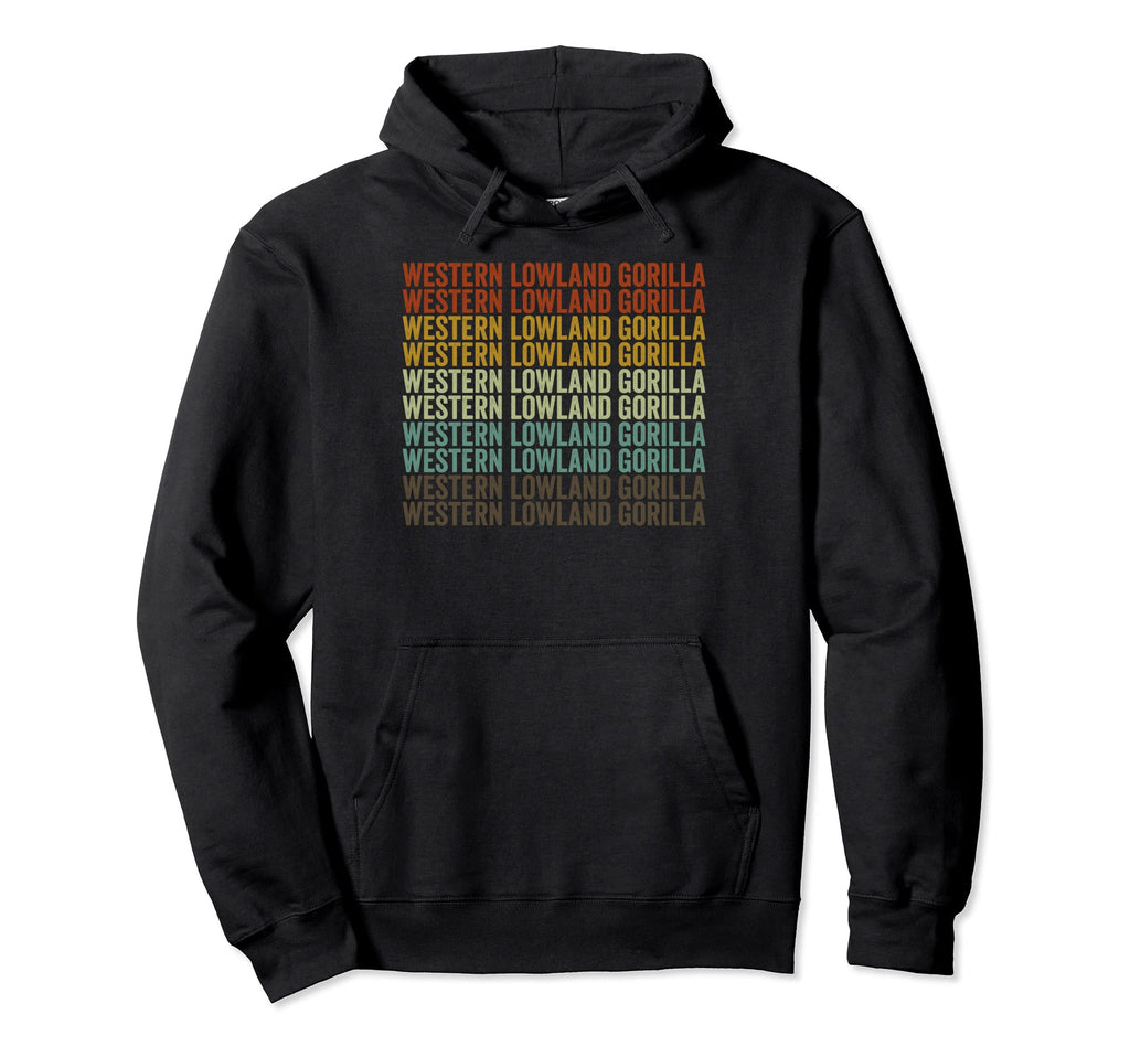 Western Lowland Gorilla Hoodie - Fun Novelty Design Unisex - T-Shirt, Sweatshirt, Hoodie