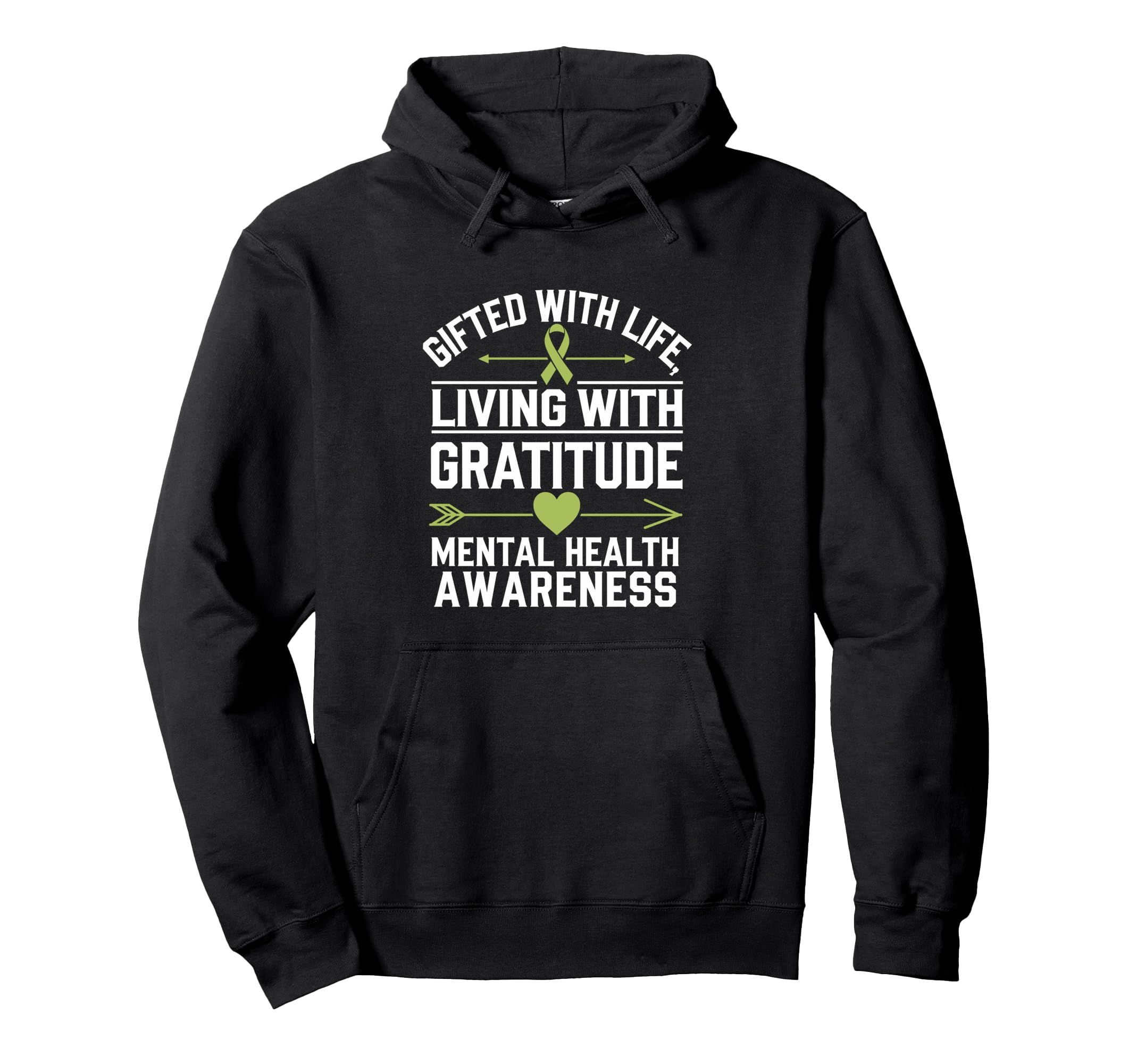 Mental Health Awareness Month Green T-Shirt - Fun Novelty Design Unisex - T-Shirt, Sweatshirt, Hoodie