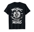 Funny Skeleton Meditation Listening To T-Shirt - Novelty Apparel Unisex - T-Shirt, Sweatshirt, Hoodie