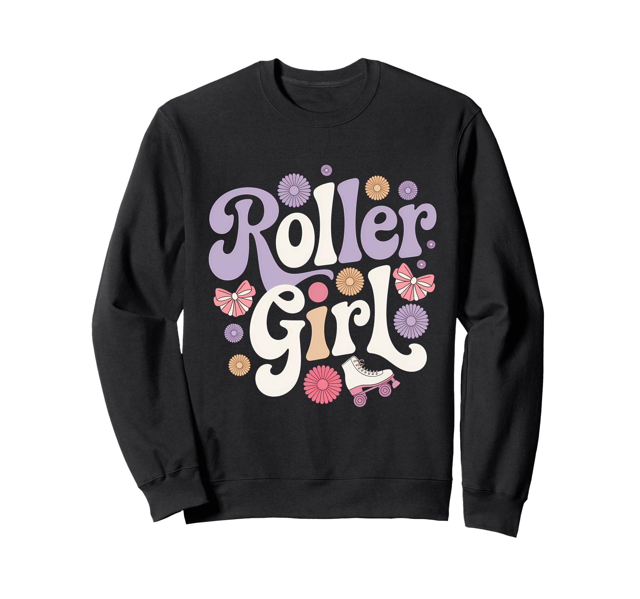 Roller Skater 80S Roller Skates 70S Sweatshirt - Aesthetic Graphic Unisex - T-Shirt, Sweatshirt, Hoodie