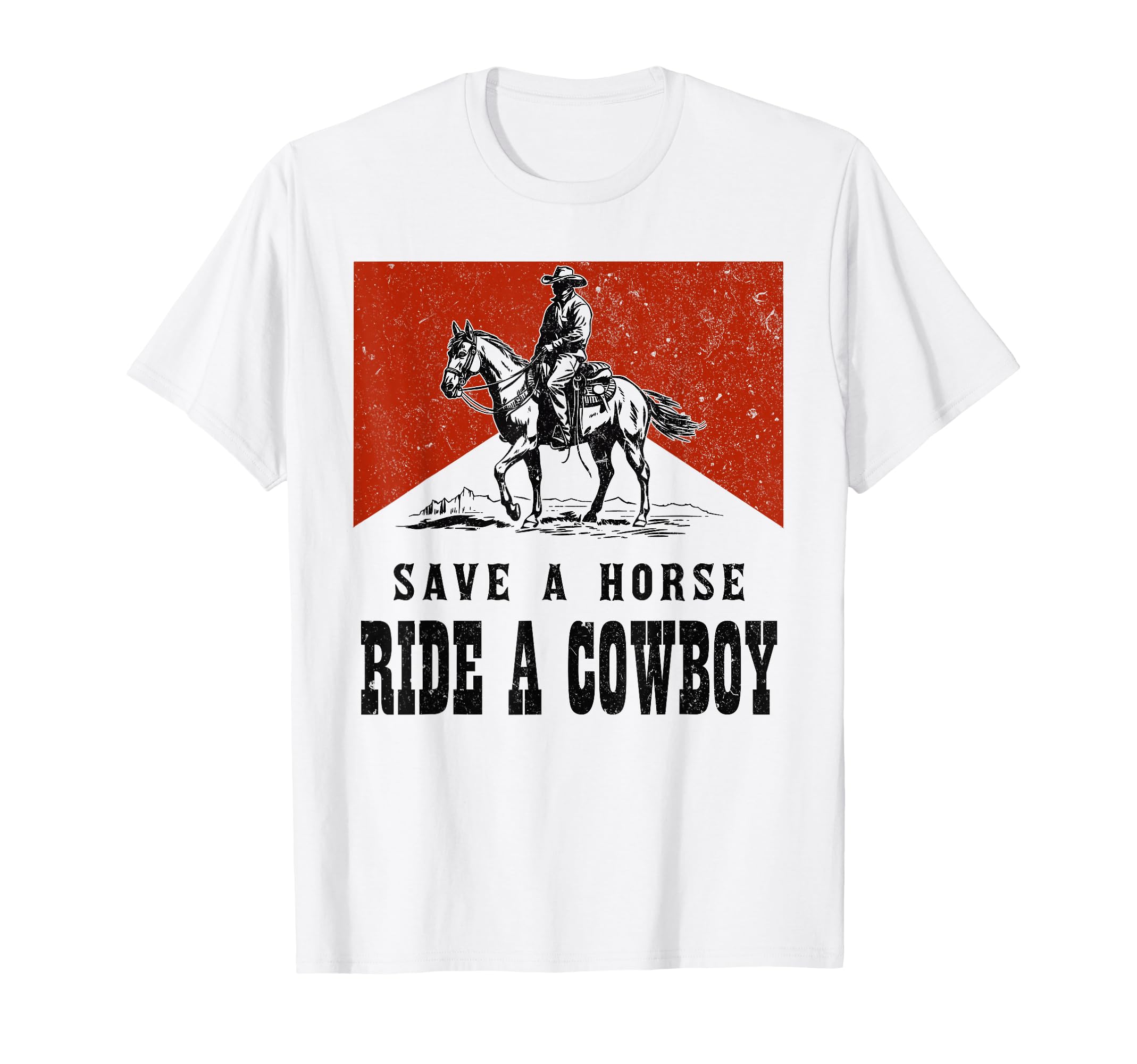 Western Country Save Horse Ride T-Shirt - Aesthetic Graphic Men Women - T-Shirt, Sweatshirt, Hoodie