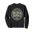 Devil Herself Occult Dark Feminine Sweatshirt - Trendy Graphic for Adults - T-Shirt, Sweatshirt, Hoodie